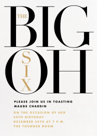 The Number Oh by Paperless Post