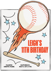 «Cumpleaños de béisbol», de Paperless Post