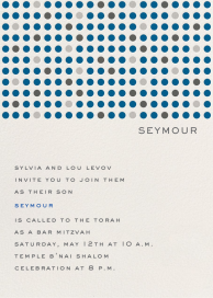 Mitzvah Dots - Bar & Bat Mitzvah Invitation by Paperless Post