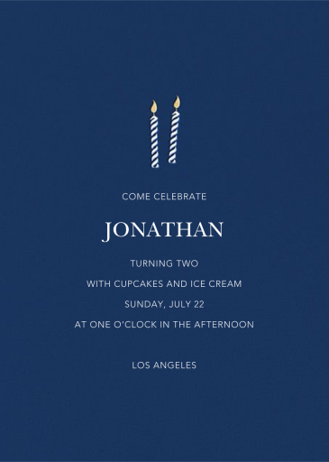 And One for Good Luck - Birthday Invitation by Sugar Paper