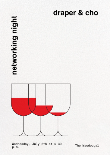 Top Up - Networking Event Invitation by Paperless Post