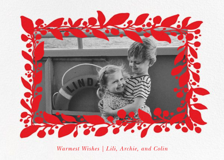 Hedera (Photo) - Holiday Card by Linda and Harriett