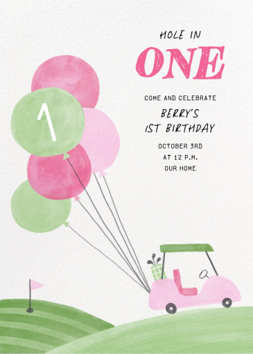 Hole in One - Birthday Invitation by Paperless Post