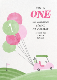 Hole in One - Birthday Invitation by Paperless Post