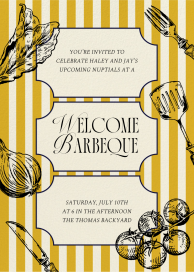 Barbecue Ingredients - Welcome Party Invitation by Paperless Post