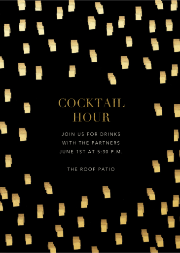 Flickering Lights - Business Invitation by Kelly Wearstler