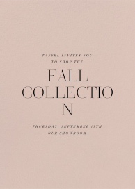 Antique Pink - Shopping Event Invitation by Paperless Post
