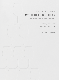 Wineglass Pyramid by Paperless Post