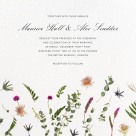 Fleurs Sauvage (Square) by Paperless Post