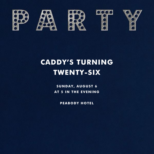 Marquee Lights - Birthday Invitation by Paperless Post