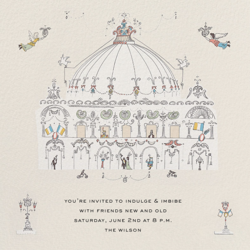 Royal Attendants - Dinner Party Invitation by Schumacher