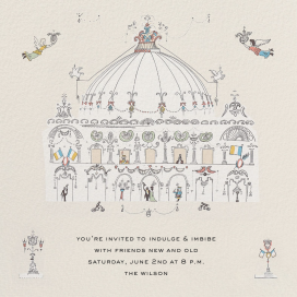 Royal Attendants - Dinner Party Invitation by Schumacher