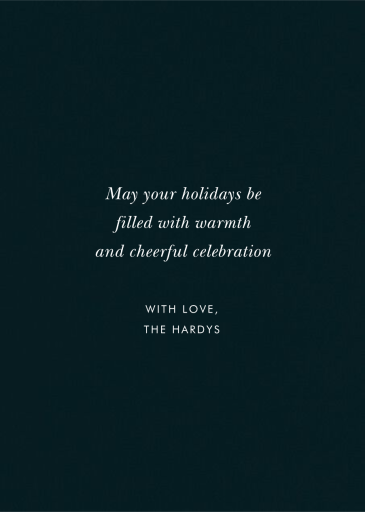 Wildwood Holiday Photo by Rifle Paper Co. - Back