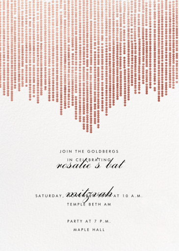 Josephine Baker - Bar & Bat Mitzvah Invitation by Paperless Post