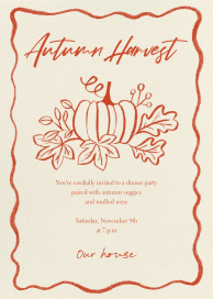 Thankful Pumpkin - Party Invitation by Paperless Post