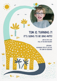 Dinomite - Birthday Invitation by Hello!Lucky