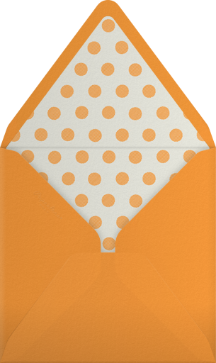 Cute Pumpkin Costume Halloween Card Envelope