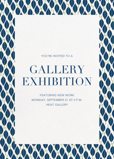 Mille Feuille - Art Exhibition Invitation by Paperless Post