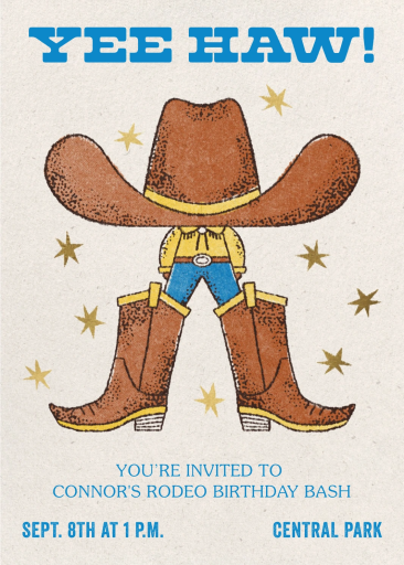 Western Wear by Paperless Post