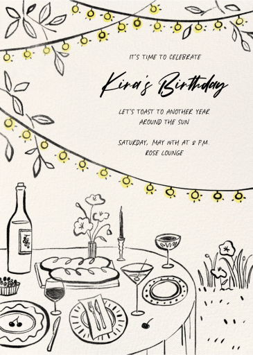Under the Lights - Birthday Invitation by Paperless Post