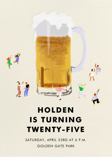 Head Start - Birthday Invitation by Carolyn Suzuki Studio