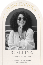 Under the Arch - Quinceañera Invitation by Paperless Post