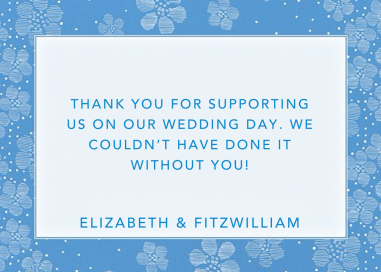 Blossoms on Tulle I Thank You by Oscar de la Renta