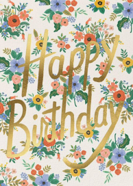 Garden Birthday - Birthday Card by Rifle Paper Co.