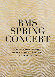 Objet - School Event Invitation by Kelly Wearstler