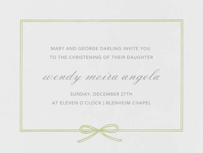 Amande - Baptism & Christening Invitation by Paperless Post