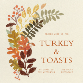 Autumn Party - Thanksgiving Invitation by Paperless Post