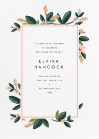 November Herbarium - Bachelorette Party Invitation by Rifle Paper Co.