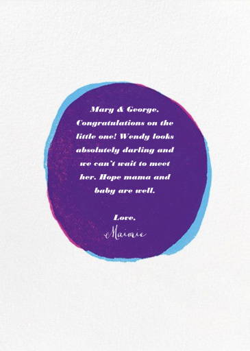 One Plus One Equals Three - Greeting Card by Paperless Post - Back