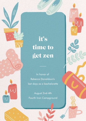 Stretch Goals - Bachelorette Party Invitation by Paperless Post