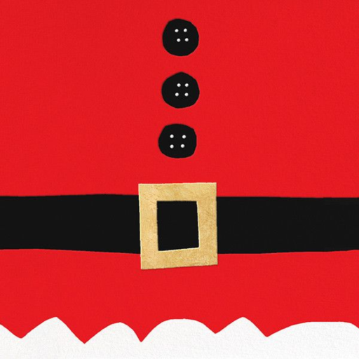 Ho Ho Ho Santa Belt - Christmas Card by kate spade new york