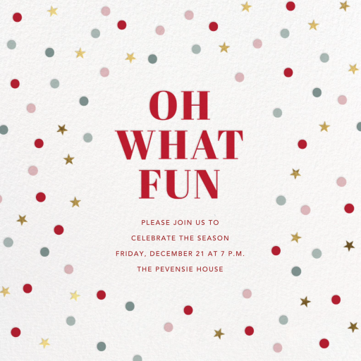 Spots and Stars - Invitation by Sugar Paper