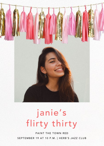 Glimmer Photo - Birthday Invitation by CONFETTISYSTEM