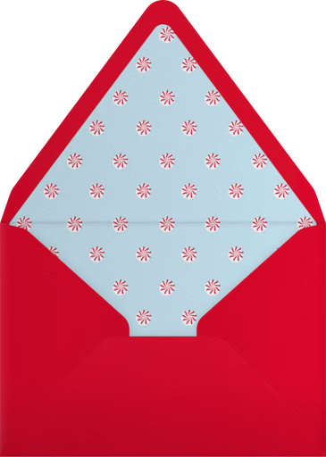 Candy Cane Frame - Paperless Post Envelope