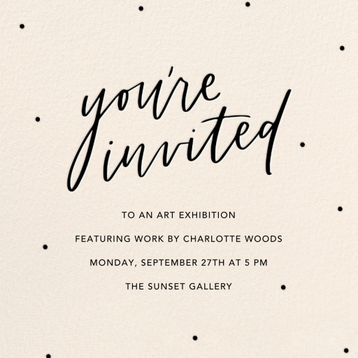 Mini Marks - Business Event Invitation by Sugar Paper