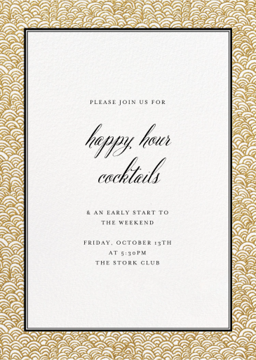 Naive Wave - Happy Hour Invitation by Paperless Post