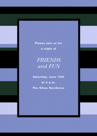 Stripe Hype - Party Invitation by kate spade new york