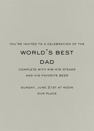 Classic Roadsters - Father's Day Invitation by Paperless Post - Back