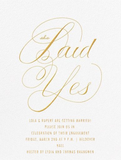 Croquembouche - Bachelor Party Invitation by Paperless Post