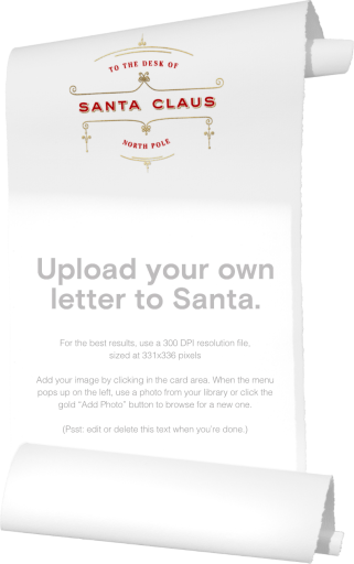 Santa’s List Photo by Paperless Post