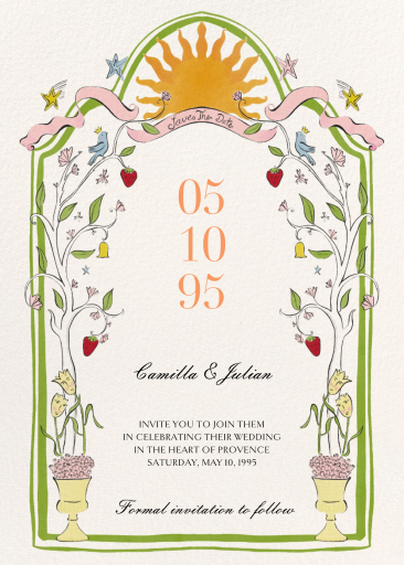 Le Soleil - Invitation by Tamborine Press