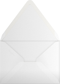 Baby Blue Block Text Invitation Envelope