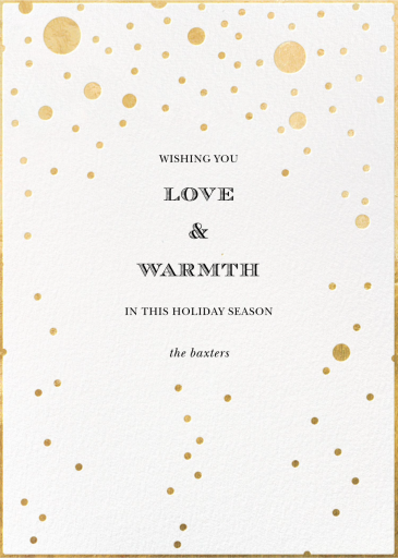 Gold Bubbles - Greeting Card by kate spade new york