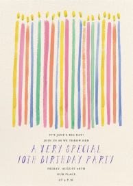 Yearly Dearly - Birthday Invitation by Mr. Boddington's Studio