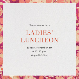 Oil Drop - Party Invitation by Jonathan Adler