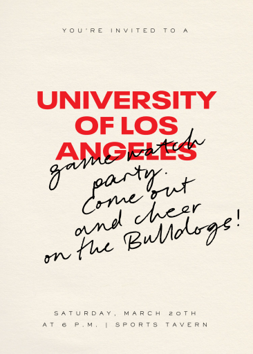 Anótalo: invitación a una reunión de Paperless Post